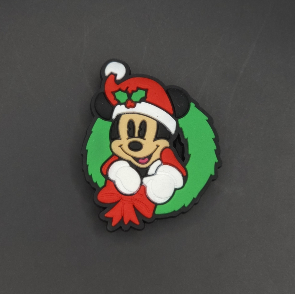 (5/$15) Mickey Mouse Christmas Croc Charm